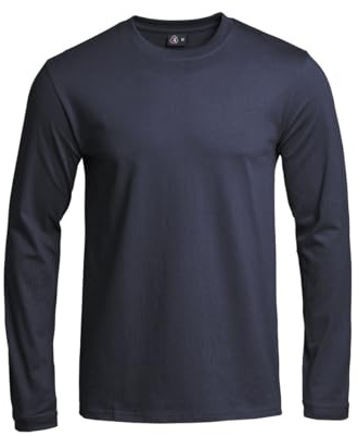 A10 Equipment T- Shirt Strong Manches Longues Bleu Marine, XL Mixte