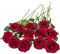 Woltoy 12Pcs Red Artificial Roses gifts Mothers day Fake Roses Natural and Real, Red Artificial Flowers for DIY Room, Living Room, Garden, Wedding, Party Decoration