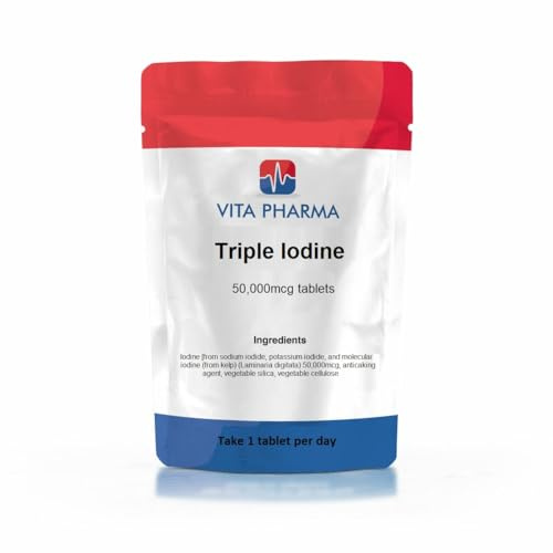 VITA PHARMA Triple Iodine 50,000mcg 60 Tablets