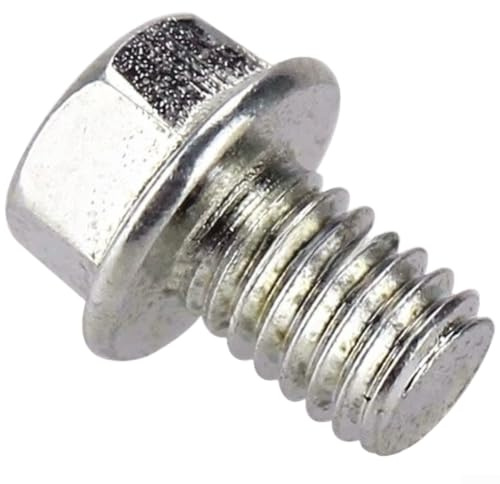 Vite di fissaggio per piastra di trazione del motore a combustibile per 168f 170 188f 190 Starter Air Guide Bullone di copertura argento 10 pezzi Materiale ad alta resistenza di lunga durata