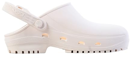 REPOSA Eco - Zoccoli Donna e Uomo in Gomma Comodi, Leggeri, Antishock, per Casa, Giardinaggio, Fai da Te - Ciabatte Donna Anatomiche con Fori Laterali, Laccetto Ribaltabile, Effetto Antiscivolo