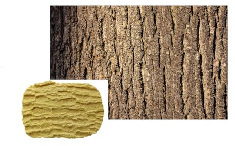 TK Stampi per calcestruzzo stampato, malta stampata e cemento stampato semirigido e riutilizzabile. Cemento verticale calcestruzzo verticale copertura struttura corteccia pino marcato