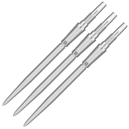 Target Darts Swiss Point Storm Nano Dart-poäng (3-pack set med tips) 35 mm silver SP – ändra pilpunkt, professionella darttillbehör