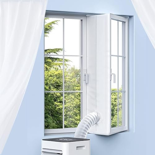 Air Conditioner Window Seal Waterproof Window Seal for Mobile Air Conditioners Dryer Portable AC Window Seal Kit 400cm