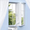 Sello de ventana de aire acondicionado Sello de ventana impermeable para acondicionadores de aire móviles Secadora Kit de sello de ventana de CA portátil de 400 cm