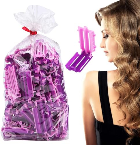 Permanent vågset för, papiljotter | 45 x hårspännen locktång – frisörer | professionella frisörverktyg, styling curling perm Rod Hair Perming Kit för