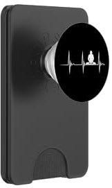 Tocadiscos DJ Dance Música Heartbeat EKG Pulse DJ Techno PopSockets PopWallet para MagSafe