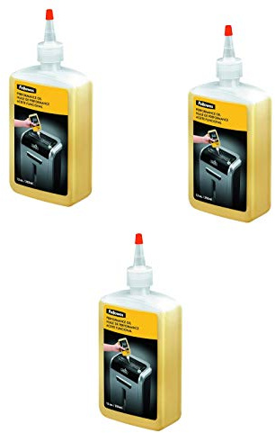 Fellowes 35250 Powershred Performance Oil, 12 oz. Bottle w/Extension Nozzle