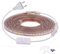 FOLGEMIR 20m Warmweiß LED Band mit Schalter, 220V 230V Lichtleiste, 60 Leds/m Strip, IP65 Lichtschlauch, milde Hintergrundbeleuchtung