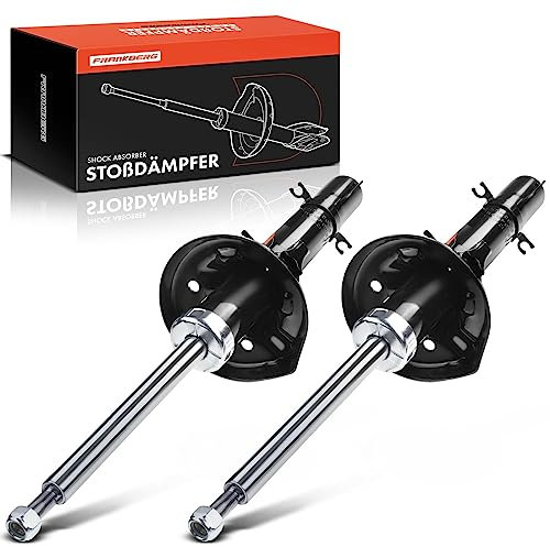 Frankberg 2x Stoßdämpfer Gasdruck Vorderachse Kompatibel mit A3 8L1 1996-2003 Leon 1M1 1999-2005 B.o.r.a 1J2 1998-2005 Replace# 1J0413031BL