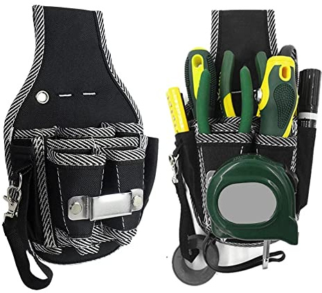 per FACULX per Mini Organizer 9 in 1 in Nylon, Organizer da Tasca con Attacco per Cintura degli Attrezzi e Supporto per Utensili Compatti