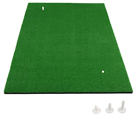 COSTWAY Tapis de Frappe de Golf, 1,5 x 1m
