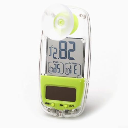 DAZZLEEX Digital Solar Sucker Type-window LCD Screen Electronic Digital Display Thermometer Solar Thermometer