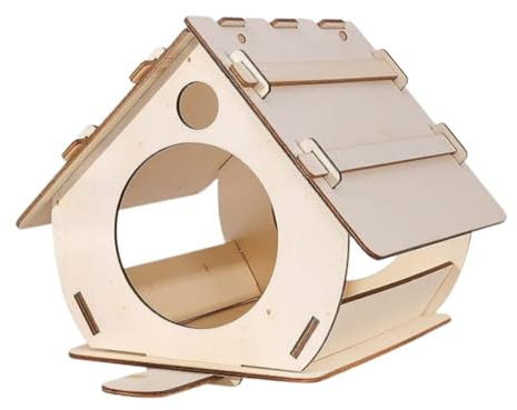 ZZTDHG Kit de à Oiseaux - Construction d'une en Bois pour Adultes, nichoir Suspendu extérieur créatif, Maison d'oiseaux inachevée,