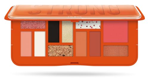 Pupa Strong Kosmetiktasche 004 Orange Gesichts- und Augen-Palette 12 g