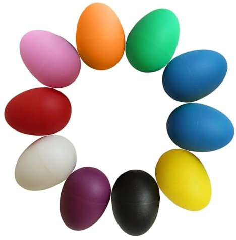 Norhogo 10 unidades de plástico para huevos de color aleatorio