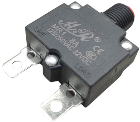 JBGBAL Disjoncteur Mr1 8a Protecteur Thermique (2 Pièces)