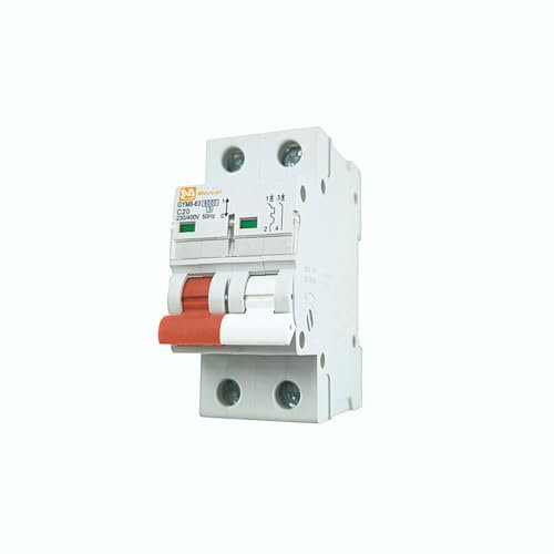 WEBMATEL Interruptor Automático Magnetotérmico Residencial | 1P+N | 6A | 6kA | Curva C | Protección Contra Cortocircuitos | Montaje en carril DIN |