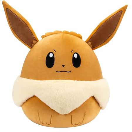 Squishmallows x Pokémon SQPK00071 - Evoli 35 cm, offizielles Pokémon, superweiches Kuscheltier