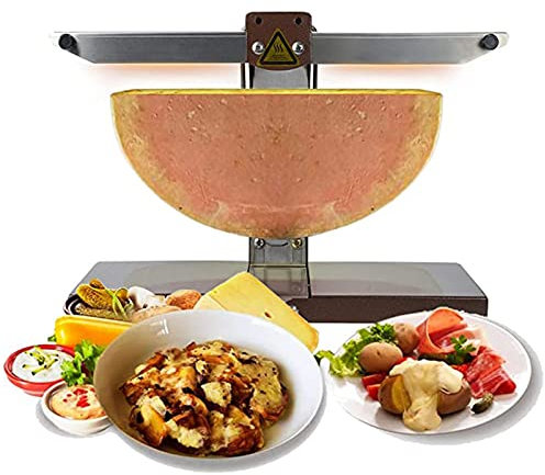 Máquina fundidora de queso de raclette eléctrica comercial de 1000 W, máquina de fusión de queso (220v)