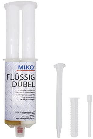 Miko® tasselli professionali per riempimento, fissaggio, riparazione metallo liquido 2K Epoxy Kitt