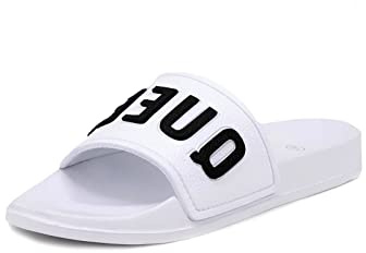 QUEEN HELENA Sandales de Bain pour Femme PW901 Blanc, 39 EU
