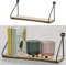 Cepewa Wandregal zum Aufhängen | 30x9x13cm Eisen MDF | Regal Ablage Wandboard