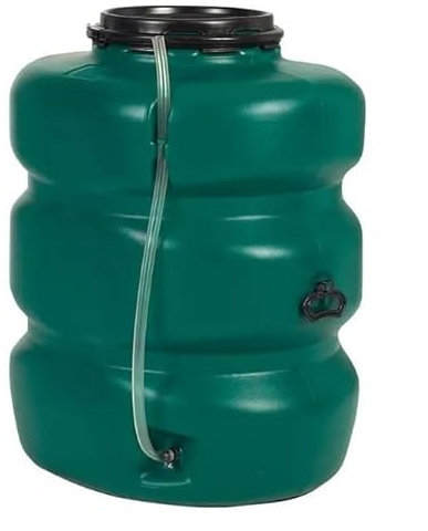 RÉSERVOIR Polyéthylène Eau de Pluie 500 litres. Longueur 72 cm, Largeur 88 cm, Hauteur 108 cm pour la récupération de l'eau de pluie dans le jardin ou dans la cave.