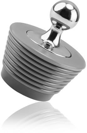 Bouchon Baignoire Universel, KLEHOPE Bouchon Lavabo Salle de Bain, Bouchon de Baignoire, Bien Scellé Bouchon Caoutchouc, Convient aux Salles de Bains et aux Cuisines