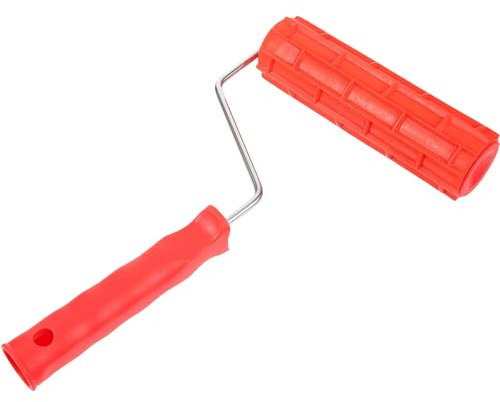 OSALADI Embossing Texture Paint Roller 7 Inch Rubber Knurling Tool Brush for Wall Decor Ceiling Paint