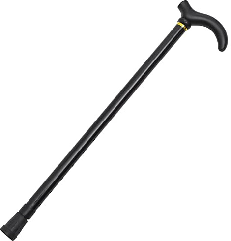 Healeved Adjustable Walking Stick for Men and Women Lightweight Aluminum Alloy Telescopic Walking Cane with Non-Slip Rubber Base Comfortable Macromolecule Handle Ideal for Daily Use and Hiking