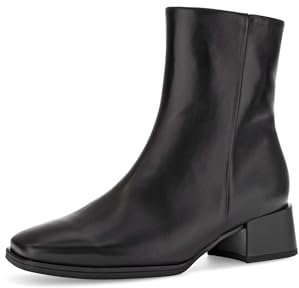 Gabor Damen Klassische Stiefeletten, Frauen Stiefeletten,Leichte Mehrweite (G),Bootee,Booties,halbstiefel,schwarz (Micro),37.5 EU / 4.5 UK