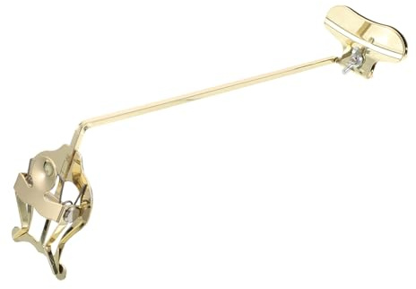 BESPORTBLE Soprano Saxophone Music Sheet Clip Stand for Straight Saxophones Marching Band Lyre Holder Secure Attachment for Orchestra Practice and Performance Resilient Music Folder Clamp