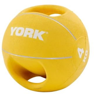 York Barbell 4kg Dual Grip Medicine Ball