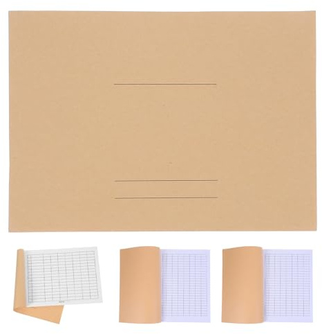 NUOBESTY 4 Libri Contabili per Piccole Imprese Quaderno a Righe e Registro Griglia Vuoto Libro Organizzatore Dell'inventario e Gestione Finanziaria Monitoraggio Entrate e Spese per Ufficio