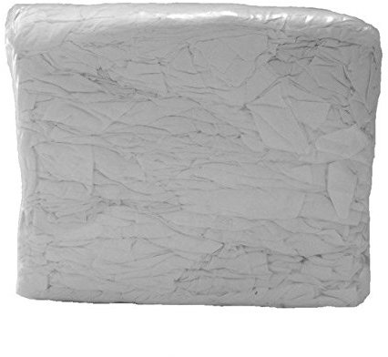 Industrieputzlappen Kattun-Bettwäsche weiß 10 kg Würfel, geschnitten nach DIN 61650