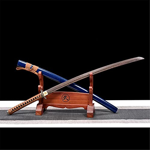 103cm Palisander Samurai Schwert mit Scheide, Holz Katana, handgefertigtes Bokken für Kendo Training, Home Display, Cosplay, Collect-E Style