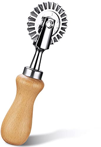 Pastry Wheel Cutter - Pasta Cutter Wheel - Dough Ravioli Pizza Cutter Wheel for Home and Kitchen Use, 1.3