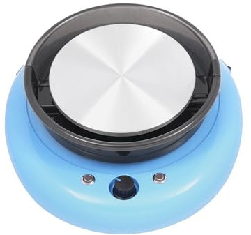 Donened - Mini Töpferscheibe, Elektrische Drehscheibe 60dB, Töpferscheibe Maschine, Max. 180 U/min, Plattenteller 15cm, Aluminiumlegierung, DIY Töpferei (Blau)