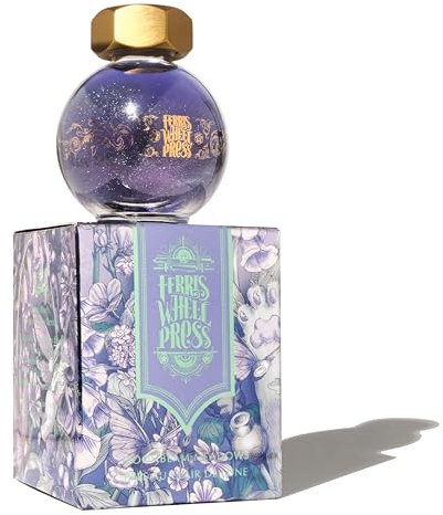 Ferris Wheel Press Fountain Pen Ink, FerriTales Collection, Soft Lilac with duochrome Green/Pink Shimmer, 20ml