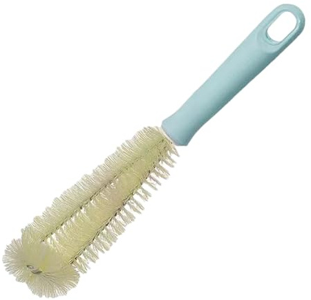 Qfdiwr Escobilla para Limpiar Botellas de Agua, Cepillo Limpiador para Vasos con Cerdas, Accesorio de Limpieza Portátil para Tazas, Vasos y Termos