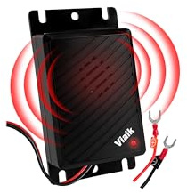 Viaik Marderschreck Auto 12V – Ultraschall-Marderabwehr mit Direktanschluss an Autobatterie und automatischem Betrieb – Marderschrecker für Auto und Motorraum