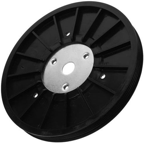 YARNOW Accesorio de Rueda de Transmisión para Bicicleta Estática 5 Piezas, Polea de Correa Resistente, Adecuado para Sesiones de Ejercicio Doméstico y Bicicletas de Fitness