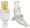 HB-DIGITAL 1x RJ45 Cat 5e Netzwerkstecker mit vergoldeten Kontakten cat.5e LAN Crimpstecker Gigabit Connector für Patchkabel, Verlegekabel CAT7 CAT6A CAT5 Kompatibel Werkzeugfrei Werkzeuglos DSL