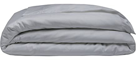 Belledorm Sateen Duvet Cover (King) (Platinum Grey)