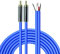 MEIRIYFA RCA Kabel Lautsprecher Kabel auf Cinch-Stecker, 2RCA Lautsprecherkabel Blanker Draht Audio-Cinch-Kabel (2RCA-Stecker)