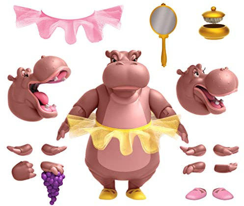 SUPER7 Fantasia statyett Disney Ultimates Hyacint flodhäst 18 cm