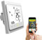 Qiumi Smart WiFi thermostat temperature controller for floor heating electric work with Amazon Alexa Google Home IFTTT, 16A 95~240V AC