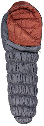 Klymit KSB Lightweight Mummy Sleeping Bag, 20°F Cold Weather Sleeping Bag for Camping, Hiking, and Backpacking, Gray, Large