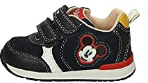 Geox B Rishon Boy B, Primeros Pasos para Bebé Niño, Multicolor (Navy/White), 19 EU